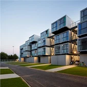 Gedung Apartemen Kontainer